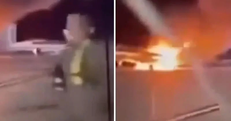 İsrail jetleri alev alev yandı, pilotlar böyle kaçtı