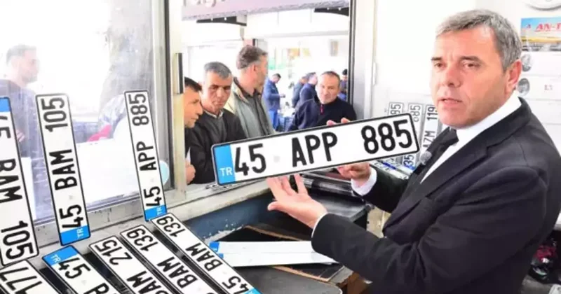 APP plaka yoğunluğu: 2 günde bin plaka değiştirildi