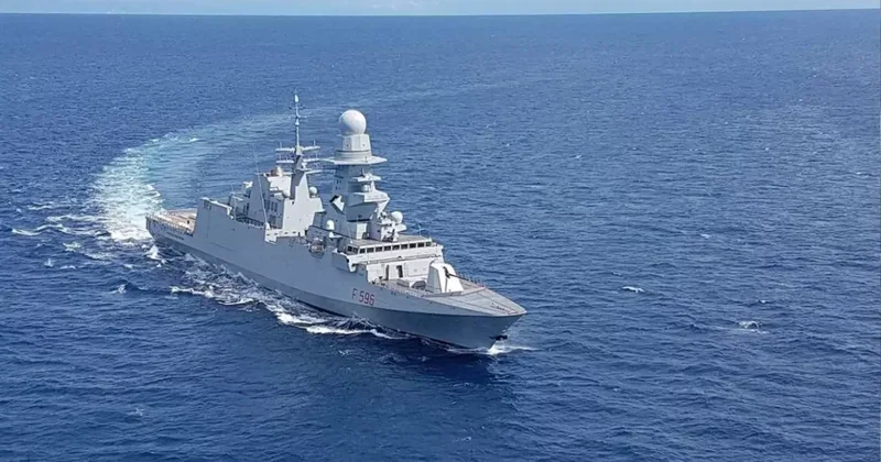 İtalya nın Fırkateyni Kıbrıs a Ulaştı