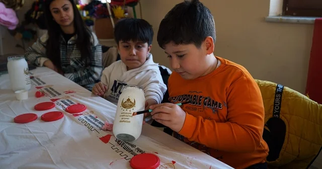 Kahramanmaraş ta çocuklaR Ramazan kandili tasarladı Kahramanmaraş Haberleri