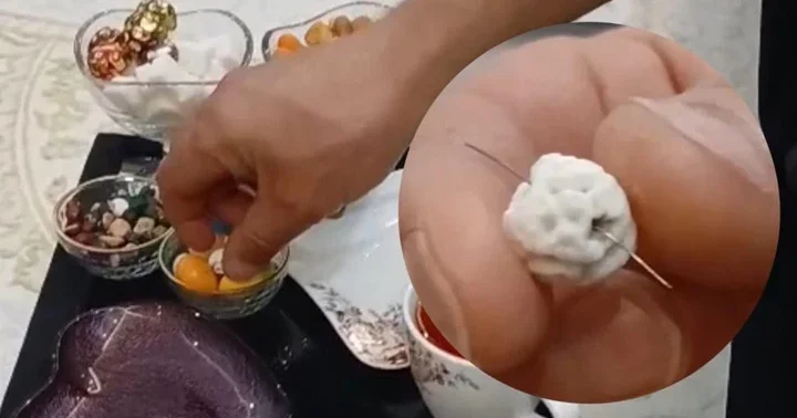 Leblebinin içinden metal parçası çıktı