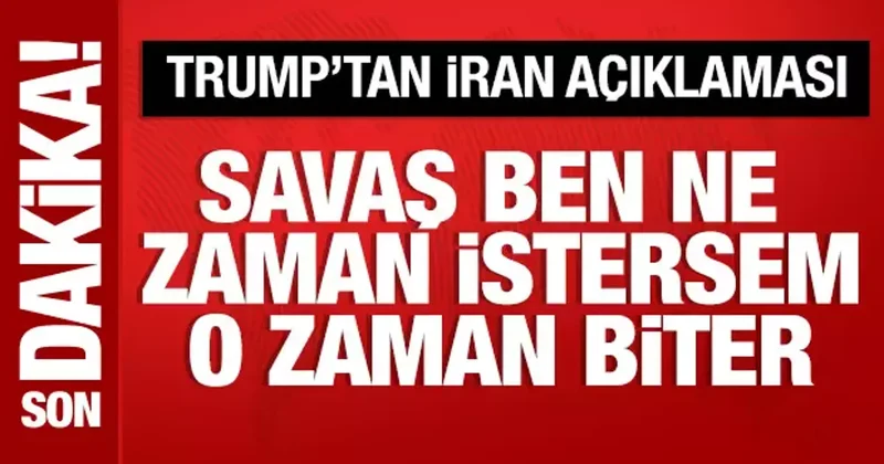 Trump tan İran açıklaması: Hedef alınabilecek bir şey kalmadı