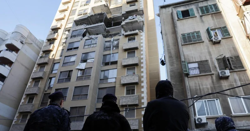 İsrail, Beyrut ta bir binaya saldırı düzenledi
