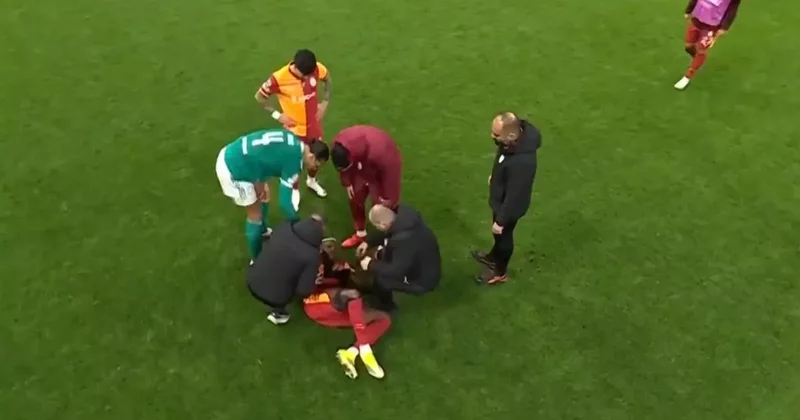 Galatasaray taraftarını maç sonunda korkutan görüntü