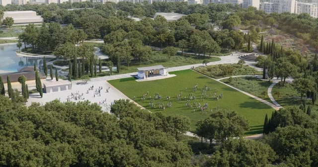 Lunapark alanına yeşille bütünleşen Zeytin Sahne geliyor İzmir in yeni özgürlük alanı filizleniyor İzmir Haberleri