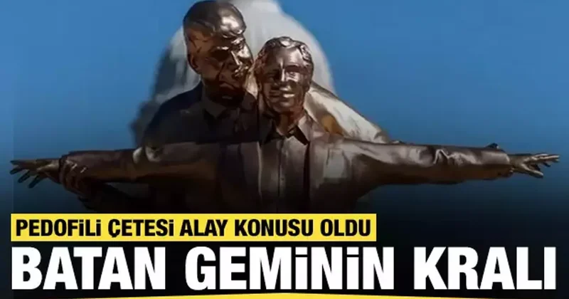 Titanik filmi üzerinden Trump ve küresel sapık Epstein’a gönderme: Heykelleri dikildi!