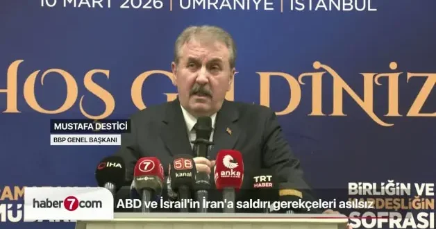 Mustafa Destici: Sadece Türkiye için değil, tüm yeryüzü mazlumları için güçlü olmak zorundayız