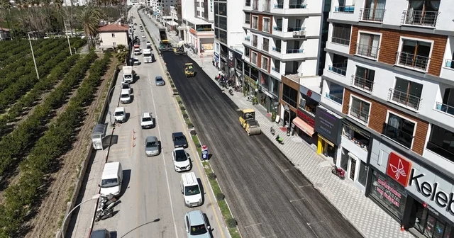 Dörtyol da beton asfalt çalışmaları hız kazandı Hatay Haberleri