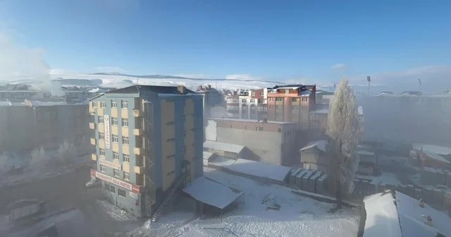 Mart ayında Ardahan buz kesti; Göle eksi 25 derece Ardahan Haberleri