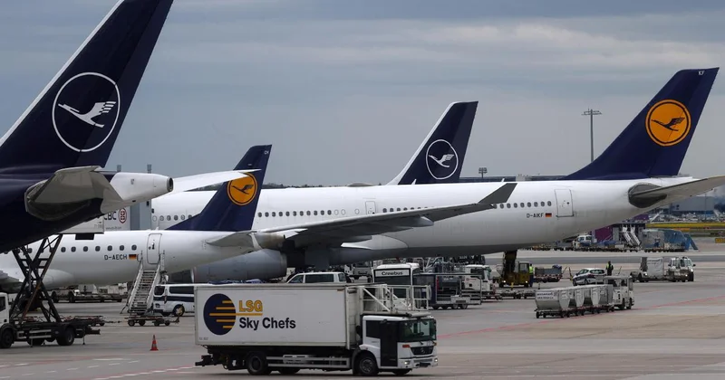 Alman hava yolu şirketi Lufthansa nın pilotları 48 saatlik greve gidecek