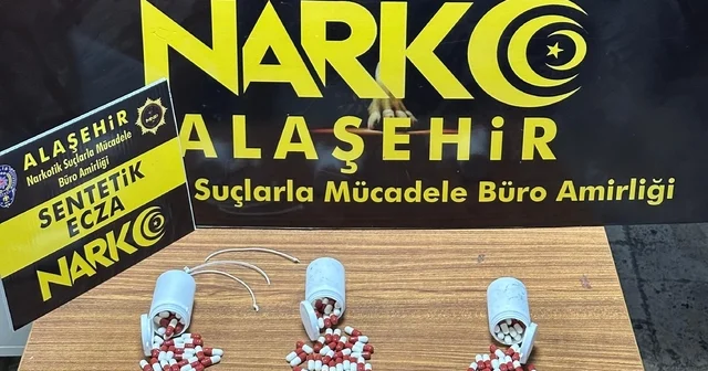 Alaşehir de sentetik hap operasyonu: 1 tutuklama Manisa Haberleri