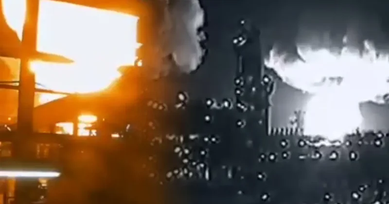 İlk kez paylaşıldı! İran Katar daki kritik noktayı böyle vurdu