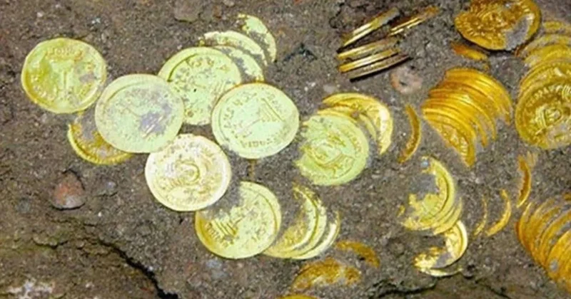 Ormanda yürürken hazine buldular: Türkiye den de altınlar var Sözcü Gazetesi