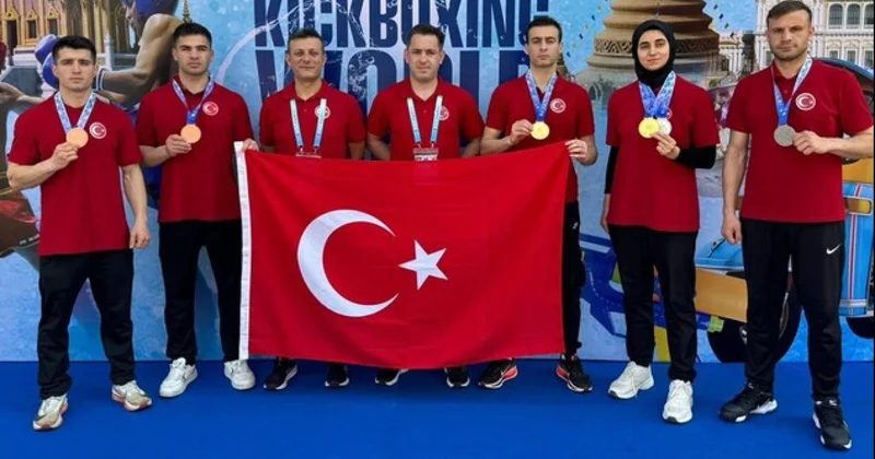Milli kick boksçulardan Tayland da 7 madalya