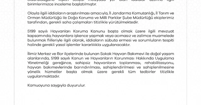 Kemerhisar daki zehirlenme iddiaları üzerine valilik harekete geçti Niğde Haberleri