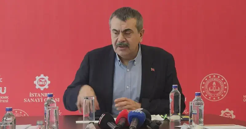 Bakan Tekin: Mesleki eğitim alan çocuklarımızın atölyede, fabrikada eğitim almasından niye rahatsız olabilirsiniz