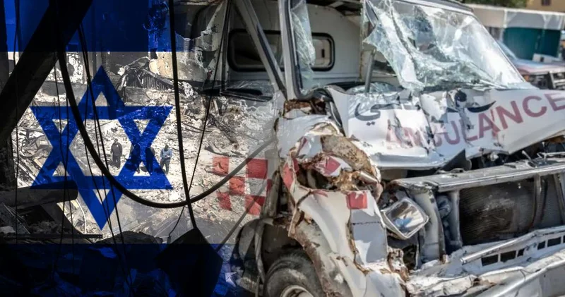 İsrail Lübnan’da ambulansı hedef aldı!