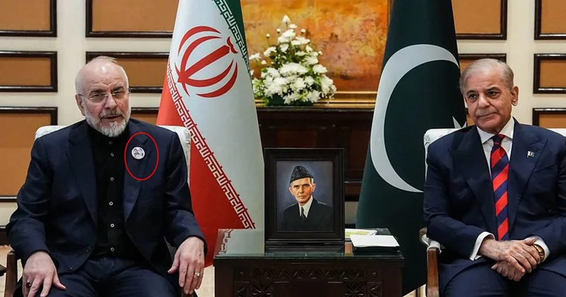 İran heyetinin başkanı unutmadı! Dikkat çeken rozet detayı