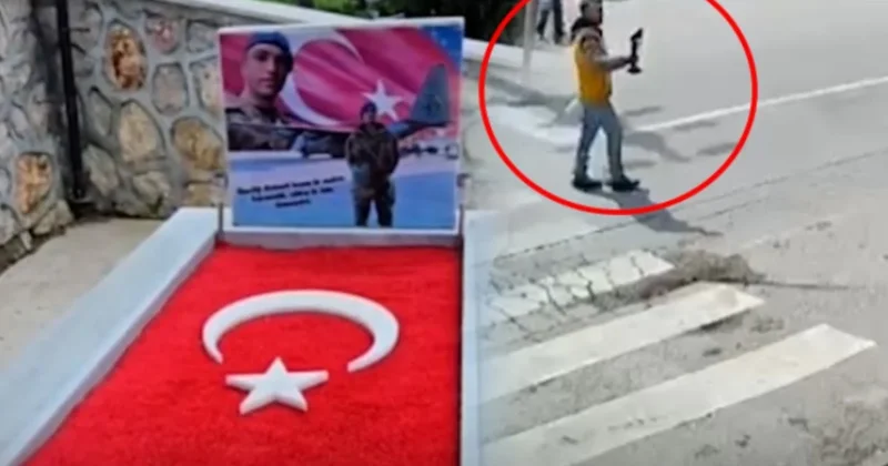 Şehit kabrinde akıllara zarar olay! Acılı anne fark etti kameralar ele verdi Sözcü Gazetesi