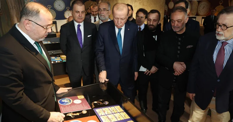 Cumhurbaşkanı Erdoğan, Muhteşem Cep Saatleri Koleksiyonu sergisini ziyaret etti