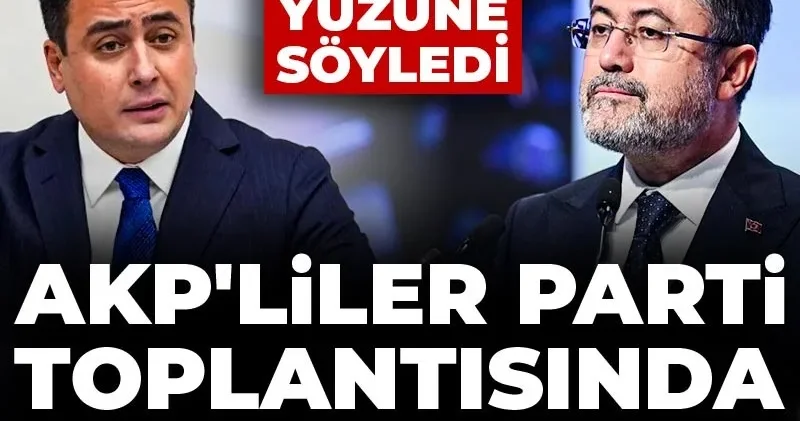 AKP liler parti toplantısında birbirine girdi! Gökçek sataştı Bakan Yumaklı yüzüne söyledi
