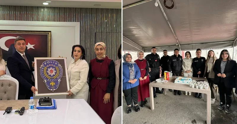 Silopi’de kadınlardan polise anlamlı sürpriz kutlama Şırnak Haberleri