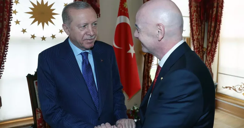 Büyük sürpriz! İşte Erdoğan Infantino görüşmesinde masaya yatırılan konu