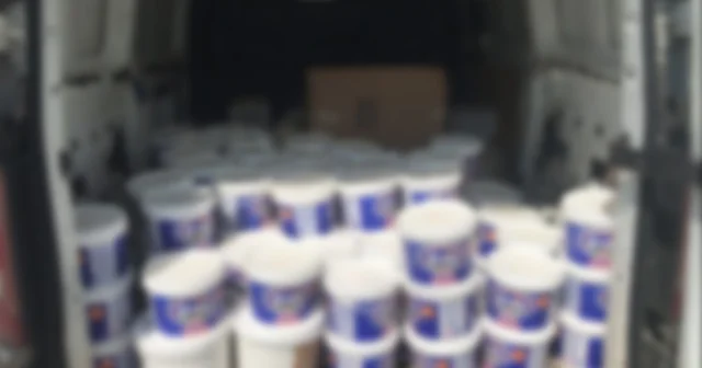 Kırşehir de jandarma uygun koşullarda nakledilmeyen süt ürünlerine el koydu Kırşehir Haberleri