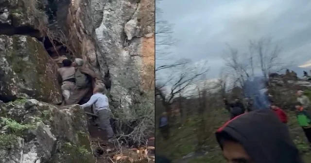 Derecik te dağda mahsur kalan genç kurtarıldı Hakkari Haberleri