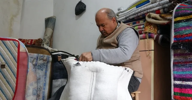 Gaziantep te 45 yıllık semerci ustası mesleğini yaşatmaya çalışıyor Gaziantep Haberleri