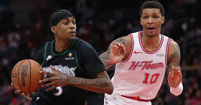 NBA de Rockets ın 8 maçlık galibiyet serisine Timberwolves son verdi