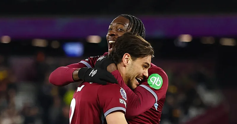 West Ham United, Wolverhampton’ı 4 golle yıktı!