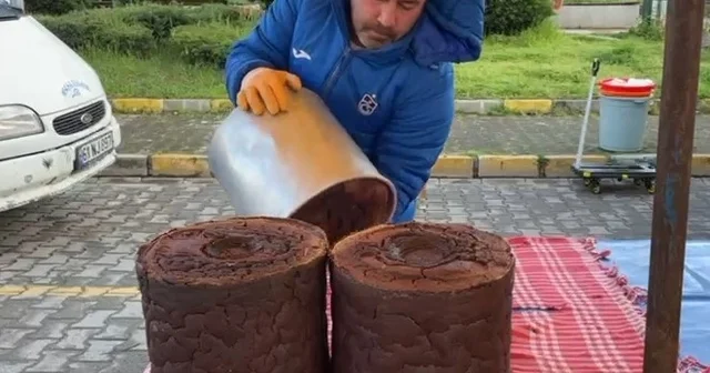 Bu mısır ekmeği teneke kovada pişiyor Trabzon un geleneksel lezzeti: Tenekede mısır ekmeği Trabzon Haberleri