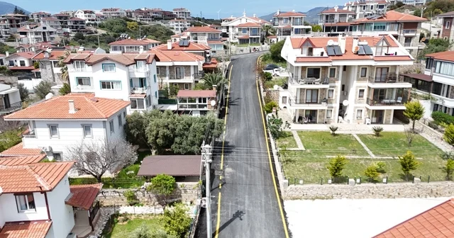Datça da 13 kilometre sıcak asfalt serimi tamamlandı Muğla Haberleri