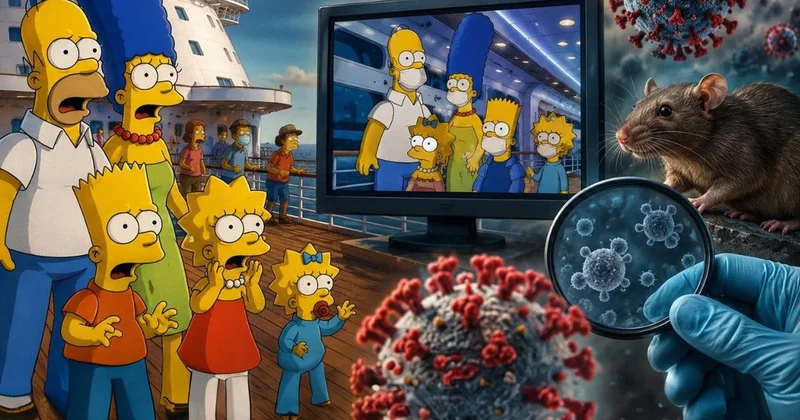 Simpsonlar hantavirüsü de bildi! 14 yıl önce yayınlanan bölüm gündem oldu