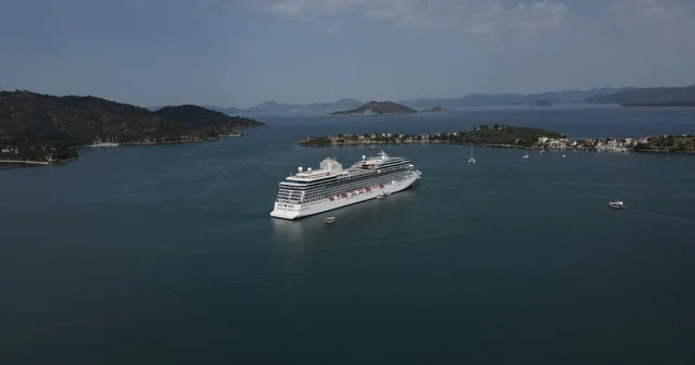 Fethiye ye sezonun ilk kruvaziyer gemisi geldi Muğla Haberleri