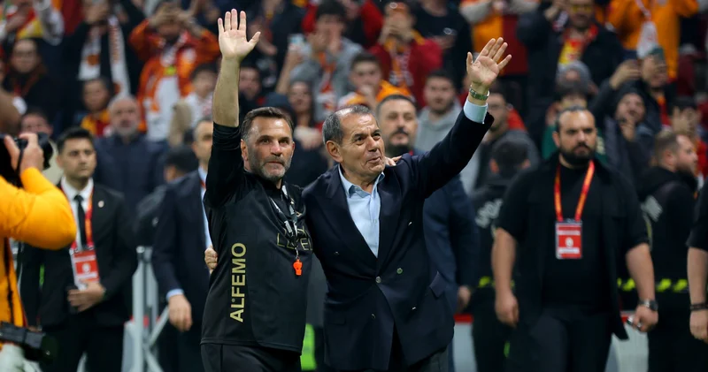 Dursun Özbek ve Okan Buruk Galatasaray ı dipten alıp zirveye taşıdı!