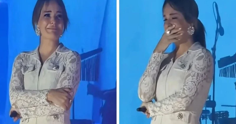Ünlü şarkıcı Bengü, sahnede hıçkıra hıçkıra ağladı