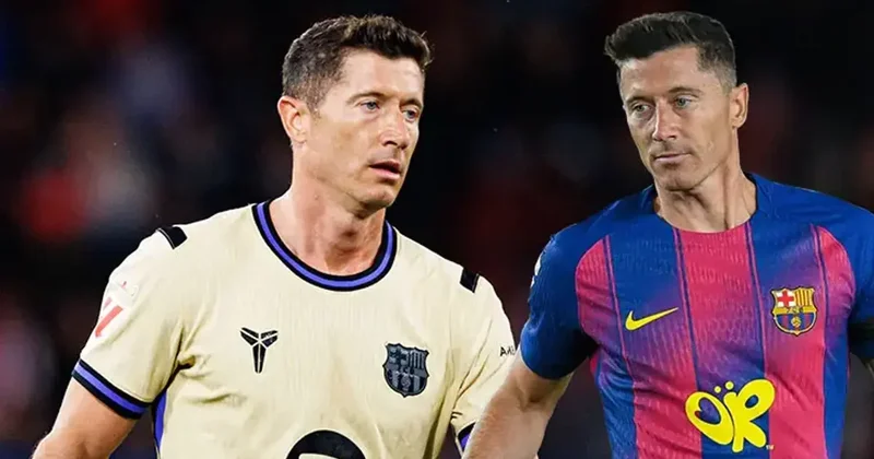 Sözleşmesi sona eriyordu! Barcelona nın yıldızı Robert Lewandowski den geleceği için açıklama Fanatik Gazetesi Futbol Haberleri Spor