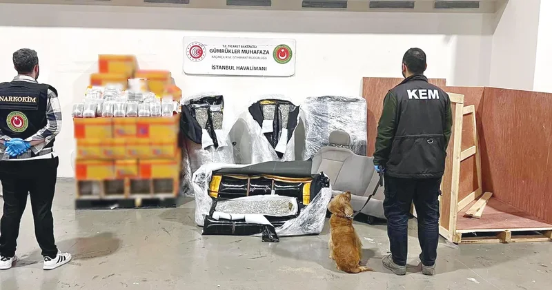 Gümrüklerde zehre geçit yok... 659 kilo uyuşturucu ele geçirildi