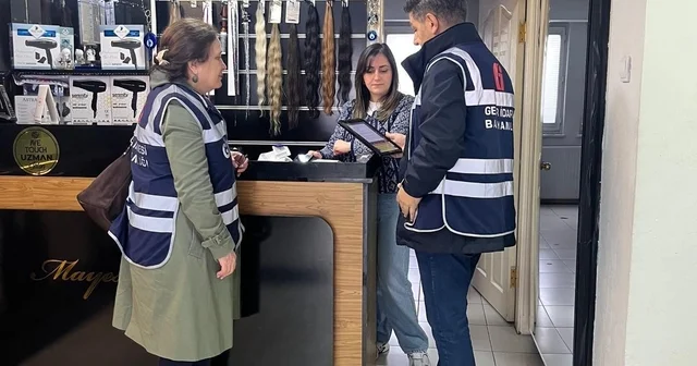 Zonguldak ta kuaför ve güzellik salonları denetlendi Zonguldak Haberleri