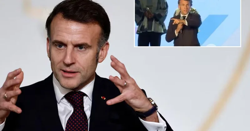 Macron çileden çıktı, Kenya da protokolü bozup sahneye atladı