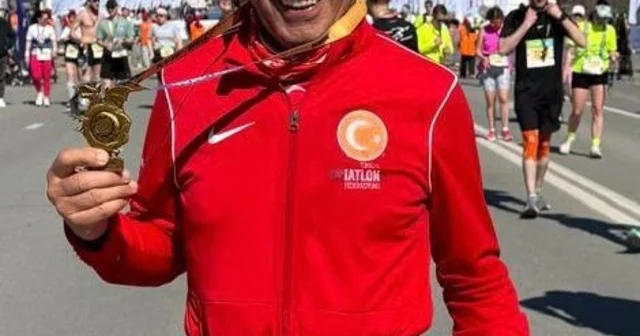 Demir adam Kazan Maratonu na performansıyla damga vurdu Antalya Haberleri