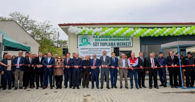 Taşköprü de süt toplama merkezi törenle hizmete açıldı Kastamonu Haberleri