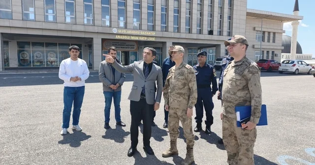 Tümgeneral Halil Şen den okullarda güvenlik denetimi Gaziantep Haberleri