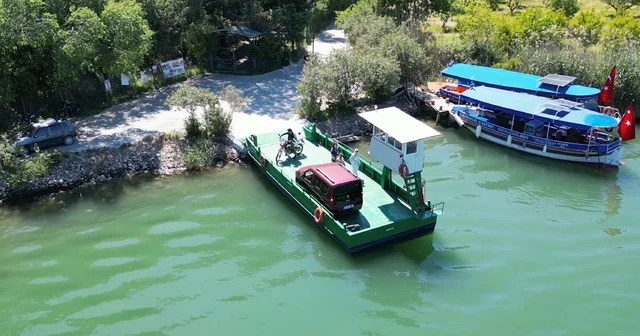 Muğla da 1,5 saatlik yol, feribotla 1,5 dakika Muğla Haberleri