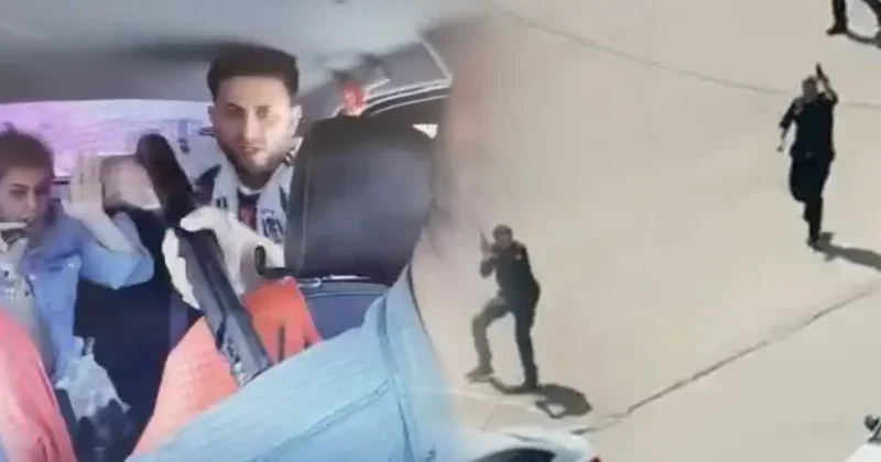 Kahraman taksici! Polise ateş açtığı sırada müdahale etmiş