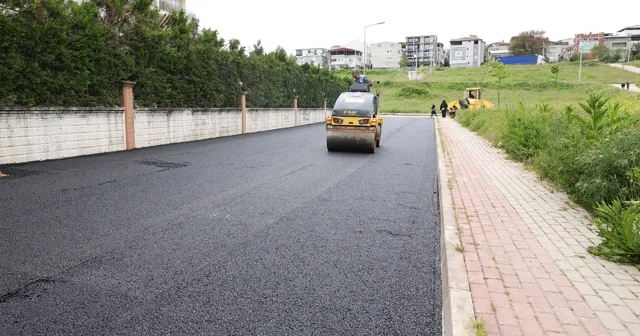 Osmangazi belediyesi çalışıyor yollar güzelleşiyor Hamitler Mahallesi yeni yollarına kavuştu Bursa Haberleri