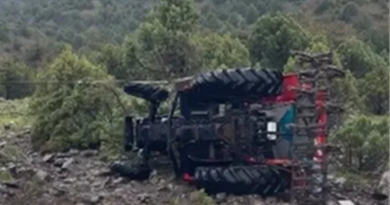 Çorum’da traktör şarampole devrildi: Bir kişi yaralandı Gündem Haberleri