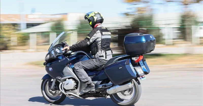 Motosiklet kazalarını azaltmak için düğmeye basıldı